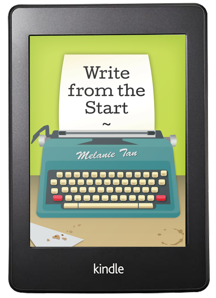 Kindle cover for Write from the Start by Melanie Tan, now Melanie Tito